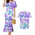 Vintage Hawaii Couples Matching Mermaid Dress and Hawaiian Shirt Hibiscus Tapa Tribal With Hawaiian Quilt Pattern Purple LT9 Purple - Polynesian Pride