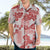 Vintage Hawaii Hawaiian Shirt Hibiscus Tapa Tribal With Hawaiian Quilt Pattern Red LT9 - Polynesian Pride