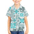 Hawaii Tapa Tribal Family Matching Long Sleeve Bodycon Dress and Hawaiian Shirt With Hawaiian Quilt Pattern Aqua LT9 Son's Shirt Aqua - Polynesian Pride