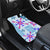 Hawaii Tapa Tribal Car Mats With Hawaiian Quilt Pattern Blue LT9 - Polynesian Pride