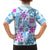 Hawaii Tapa Tribal Family Matching Long Sleeve Bodycon Dress and Hawaiian Shirt With Hawaiian Quilt Pattern Blue LT9 - Polynesian Pride