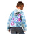 Hawaii Tapa Tribal Kid Hoodie With Hawaiian Quilt Pattern Blue LT9 - Polynesian Pride