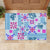 Hawaii Tapa Tribal Rubber Doormat With Hawaiian Quilt Pattern Blue LT9 - Polynesian Pride