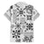 Hawaii Tapa Tribal Hawaiian Shirt With Hawaiian Quilt Pattern Black LT9 - Polynesian Pride