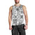 Hawaii Tapa Tribal Men Tank Top With Hawaiian Quilt Pattern Black LT9 - Polynesian Pride