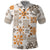 Hawaii Tapa Tribal Polo Shirt With Hawaiian Quilt Pattern Gold LT9 Gold - Polynesian Pride