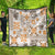 Hawaii Tapa Tribal Quilt With Hawaiian Quilt Pattern Gold LT9 - Polynesian Pride