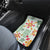 Hawaii Tapa Tribal Car Mats With Hawaiian Quilt Pattern Green LT9 - Polynesian Pride