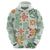 Hawaii Tapa Tribal Hoodie With Hawaiian Quilt Pattern Green LT9 - Polynesian Pride