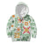 Hawaii Tapa Tribal Kid Hoodie With Hawaiian Quilt Pattern Green LT9 - Polynesian Pride