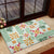 Hawaii Tapa Tribal Rubber Doormat With Hawaiian Quilt Pattern Green LT9 - Polynesian Pride