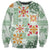 Hawaii Tapa Tribal Sweatshirt With Hawaiian Quilt Pattern Green LT9 Unisex Green - Polynesian Pride