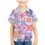 Hawaii Tapa Tribal Family Matching Mermaid Dress and Hawaiian Shirt With Hawaiian Quilt Pattern Violet LT9 Son's Shirt Violet - Polynesian Pride