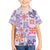 Hawaii Tapa Tribal Family Matching Short Sleeve Bodycon Dress and Hawaiian Shirt With Hawaiian Quilt Pattern Violet LT9 Son's Shirt Violet - Polynesian Pride