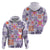 Hawaii Tapa Tribal Hoodie With Hawaiian Quilt Pattern Violet LT9 - Polynesian Pride