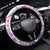 Hawaii Tapa Tribal Steering Wheel Cover With Hawaiian Quilt Pattern Violet