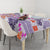 Hawaii Tapa Tribal Tablecloth With Hawaiian Quilt Pattern Violet LT9 - Polynesian Pride