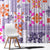 Hawaii Tapa Tribal Window Curtain With Hawaiian Quilt Pattern Violet LT9 - Polynesian Pride