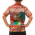 Hawaii Mele Kalikimaka Family Matching Long Sleeve Bodycon Dress and Hawaiian Shirt Surfing Santa Funny Christmas