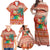 Hawaii Mele Kalikimaka Family Matching Off Shoulder Maxi Dress and Hawaiian Shirt Surfing Santa Funny Christmas