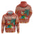 Hawaii Mele Kalikimaka Hoodie Surfing Santa Funny Christmas