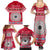 Personalised Fiji Marau Na Kerisimasi Family Matching Summer Maxi Dress and Hawaiian Shirt Merry Christmas Tapa Pattern Red Style LT9 - Polynesian Pride