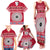 Personalised Fiji Marau Na Kerisimasi Family Matching Tank Maxi Dress and Hawaiian Shirt Merry Christmas Tapa Pattern Red Style LT9 - Polynesian Pride