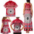 Personalised Fiji Marau Na Kerisimasi Family Matching Tank Maxi Dress and Hawaiian Shirt Merry Christmas Tapa Pattern Red Style LT9 - Polynesian Pride