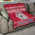 Personalised Fiji Marau Na Kerisimasi Quilt Merry Christmas Tapa Pattern Red Style LT9 - Polynesian Pride