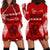 Personalised Tonga Kilisimasi Fiefia Hoodie Dress Merry Christmas with Turtle Ngatu Pattern LT9 - Polynesian Pride