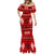 Personalised Tonga Kilisimasi Fiefia Mermaid Dress Merry Christmas with Turtle Ngatu Pattern LT9 - Polynesian Pride