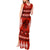 Personalised Tonga Kilisimasi Fiefia Tank Maxi Dress Merry Christmas with Turtle Ngatu Pattern LT9 - Polynesian Pride