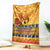 PNG Hamamas Krismas Blanket Papua New Guinea Bird Of Paradise Merry Christmas Gold Style LT9 Gold - Polynesian Pride