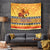 PNG Hamamas Krismas Tapestry Papua New Guinea Bird Of Paradise Merry Christmas Gold Style LT9 Gold - Polynesian Pride