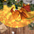 PNG Hamamas Krismas Tree Skirt Papua New Guinea Bird Of Paradise Merry Christmas Gold Style LT9 - Polynesian Pride