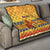 Personalised PNG Hamamas Krismas Quilt Papua New Guinea Bird Of Paradise Merry Christmas Gold Style LT9 - Polynesian Pride