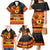 PNG Hamamas Krismas Family Matching Mermaid Dress and Hawaiian Shirt Papua New Guinea Bird Of Paradise Merry Christmas Black Style LT9 - Polynesian Pride