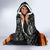 PNG Hamamas Krismas Hooded Blanket Papua New Guinea Bird Of Paradise Merry Christmas Black Style LT9 - Polynesian Pride