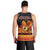 PNG Hamamas Krismas Men Tank Top Papua New Guinea Bird Of Paradise Merry Christmas Black Style LT9 - Polynesian Pride