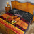 PNG Hamamas Krismas Quilt Papua New Guinea Bird Of Paradise Merry Christmas Black Style LT9 - Polynesian Pride