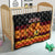 PNG Hamamas Krismas Quilt Papua New Guinea Bird Of Paradise Merry Christmas Black Style LT9 - Polynesian Pride