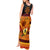 PNG Hamamas Krismas Tank Maxi Dress Papua New Guinea Bird Of Paradise Merry Christmas Black Style LT9 - Polynesian Pride