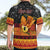 Personalised PNG Hamamas Krismas Hawaiian Shirt Papua New Guinea Bird Of Paradise Merry Christmas Black Style LT9 - Polynesian Pride