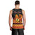 Personalised PNG Hamamas Krismas Men Tank Top Papua New Guinea Bird Of Paradise Merry Christmas Black Style LT9 - Polynesian Pride