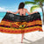 Personalised PNG Hamamas Krismas Sarong Papua New Guinea Bird Of Paradise Merry Christmas Black Style LT9 - Polynesian Pride