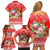 Personalised Hawaii Mele Kalikimaka Family Matching Off Shoulder Short Dress and Hawaiian Shirt Santa Beach Merry Christmas LT9 - Polynesian Pride