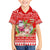 Personalised Hawaii Mele Kalikimaka Family Matching Puletasi Dress and Hawaiian Shirt Santa Beach Merry Christmas LT9 Son's Shirt Red - Polynesian Pride