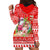 Personalised Hawaii Mele Kalikimaka Hoodie Dress Santa Beach Merry Christmas LT9 - Polynesian Pride