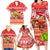 Hawaii Mele Kalikimaka Family Matching Long Sleeve Bodycon Dress and Hawaiian Shirt Santa Claus and Hula Dancing Merry Christmas LT9 - Polynesian Pride