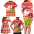 Hawaii Mele Kalikimaka Family Matching Long Sleeve Bodycon Dress and Hawaiian Shirt Santa Claus and Hula Dancing Merry Christmas LT9 - Polynesian Pride